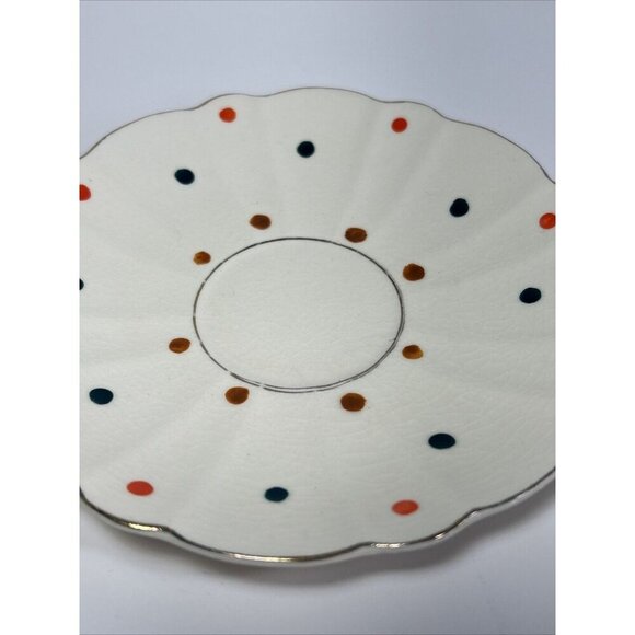 Retro Polka Dot Delicate Japan Tea Cup And Saucer VNTG - Picture 5 of 9